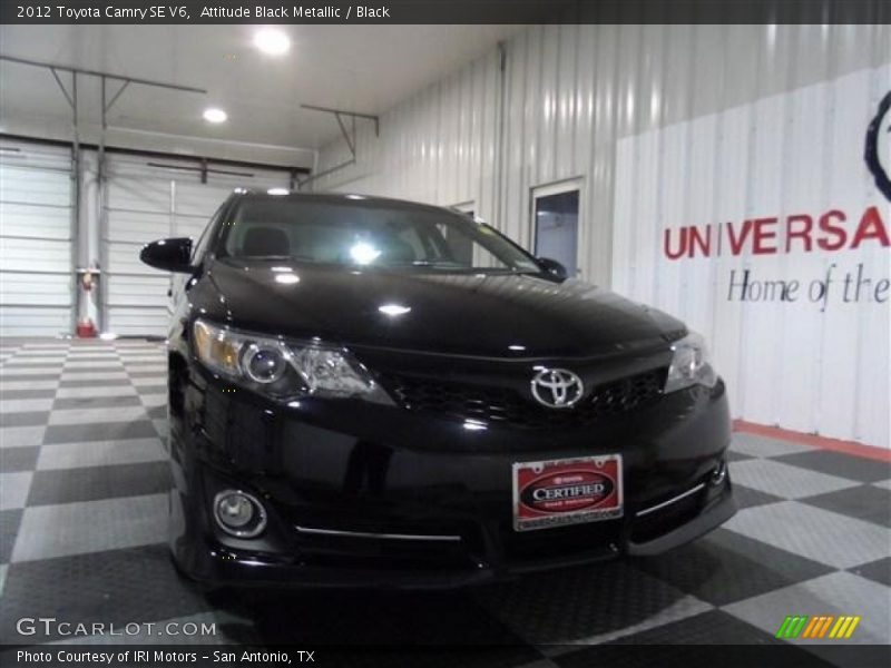 Attitude Black Metallic / Black 2012 Toyota Camry SE V6