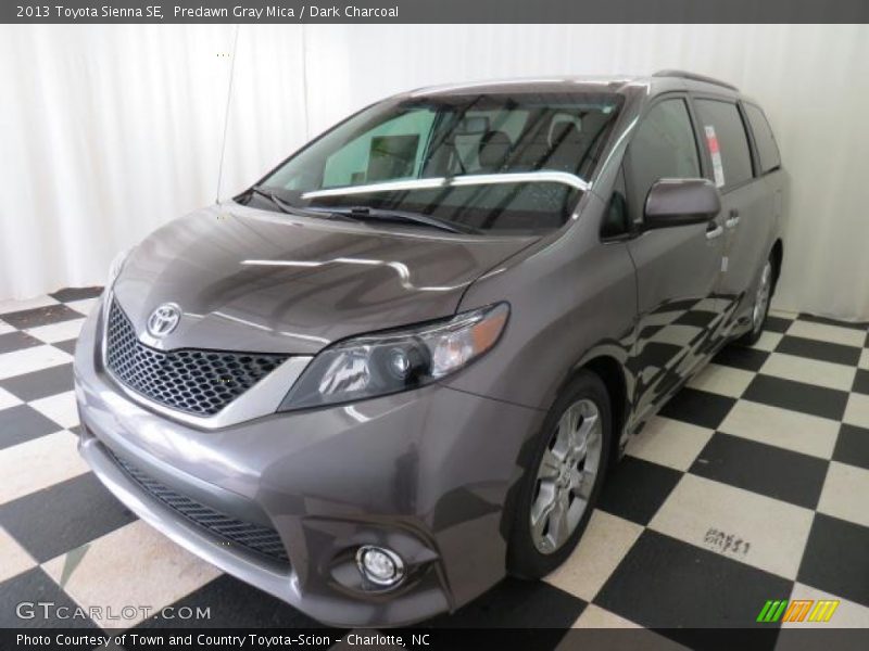 Predawn Gray Mica / Dark Charcoal 2013 Toyota Sienna SE