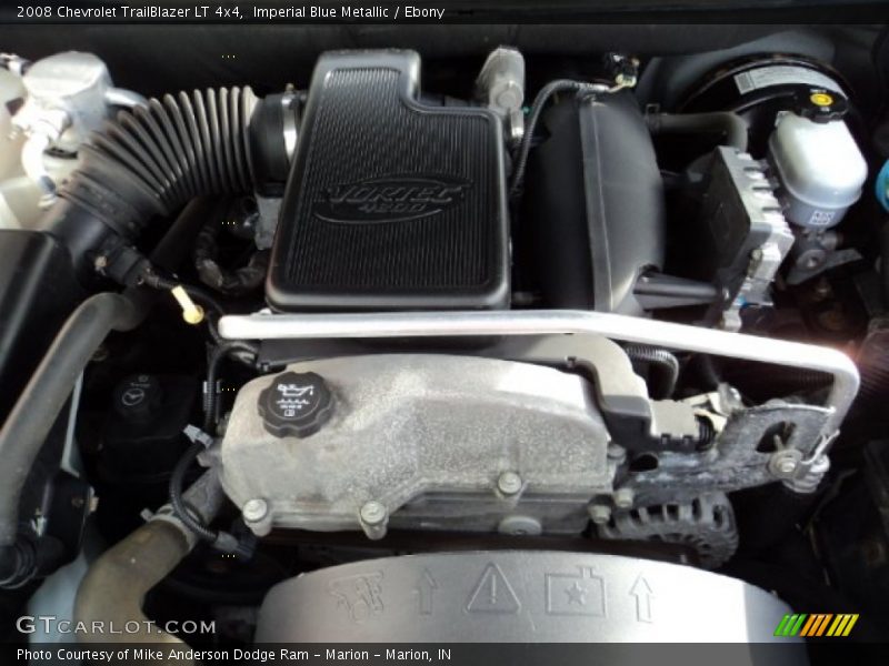 Imperial Blue Metallic / Ebony 2008 Chevrolet TrailBlazer LT 4x4