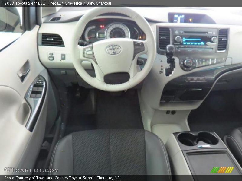 Predawn Gray Mica / Dark Charcoal 2013 Toyota Sienna SE