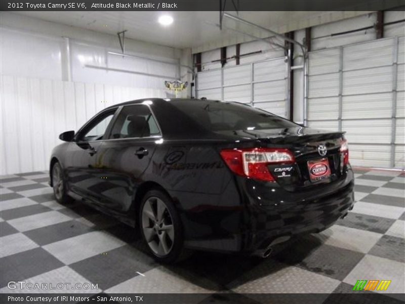 Attitude Black Metallic / Black 2012 Toyota Camry SE V6