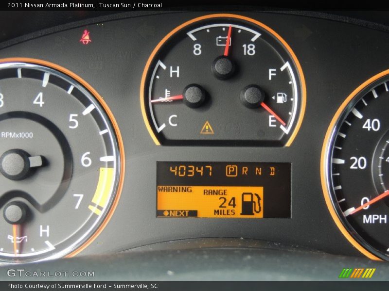 Tuscan Sun / Charcoal 2011 Nissan Armada Platinum