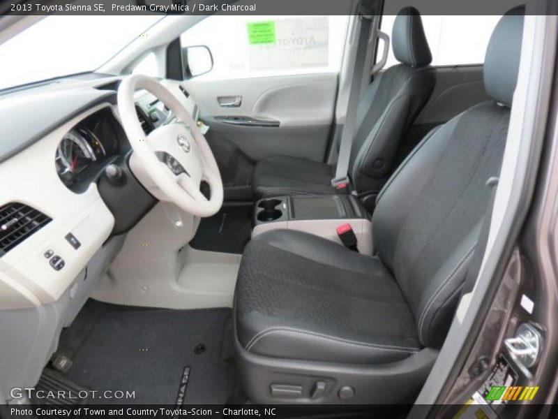 Front Seat of 2013 Sienna SE