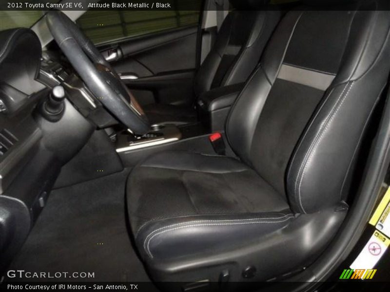 Attitude Black Metallic / Black 2012 Toyota Camry SE V6