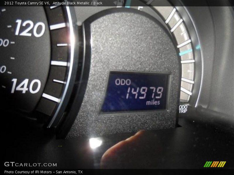 Attitude Black Metallic / Black 2012 Toyota Camry SE V6