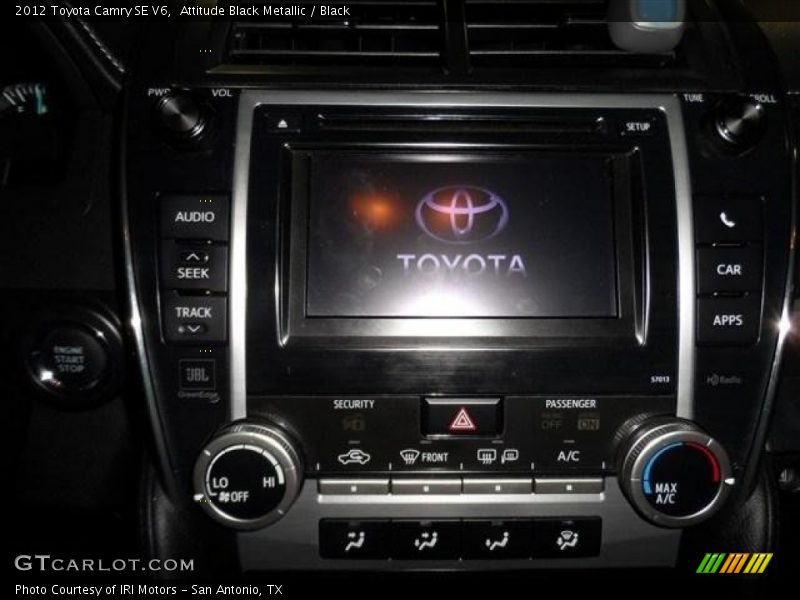 Attitude Black Metallic / Black 2012 Toyota Camry SE V6