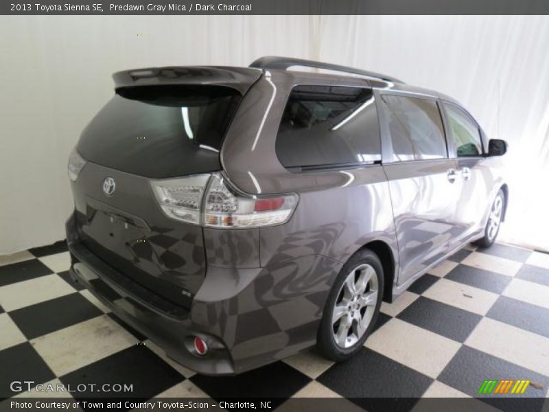 Predawn Gray Mica / Dark Charcoal 2013 Toyota Sienna SE