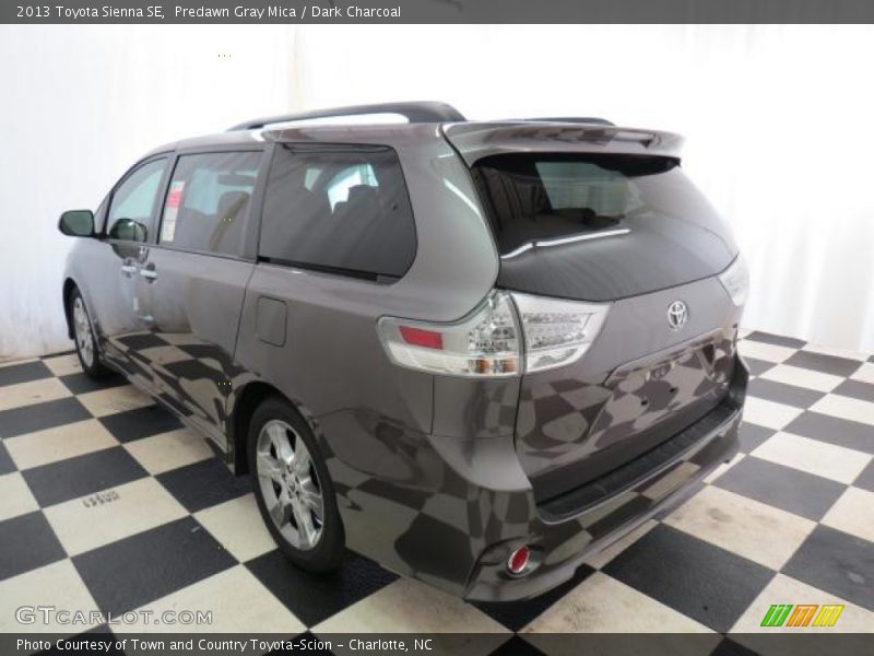 Predawn Gray Mica / Dark Charcoal 2013 Toyota Sienna SE