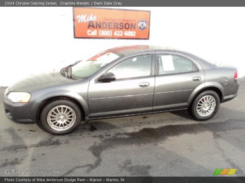 Graphite Metallic / Dark Slate Gray 2004 Chrysler Sebring Sedan
