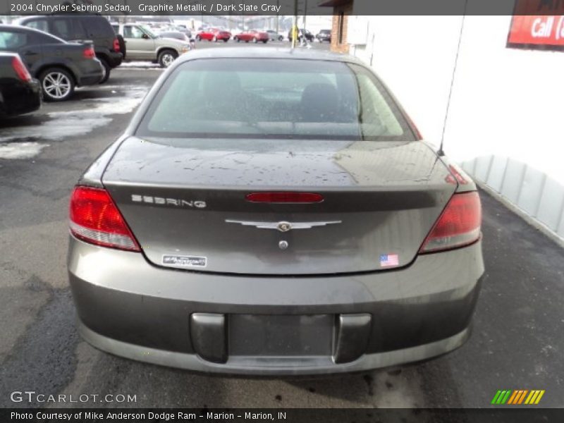 Graphite Metallic / Dark Slate Gray 2004 Chrysler Sebring Sedan