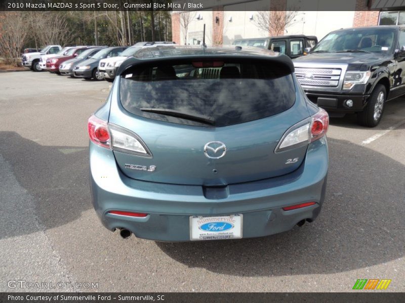 Gunmetal Blue Mica / Black 2010 Mazda MAZDA3 s Sport 5 Door