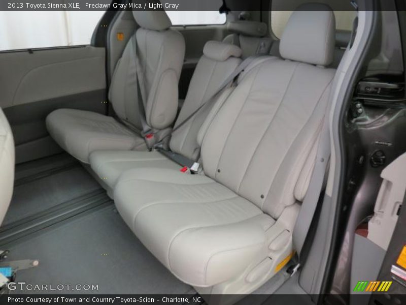 Rear Seat of 2013 Sienna XLE