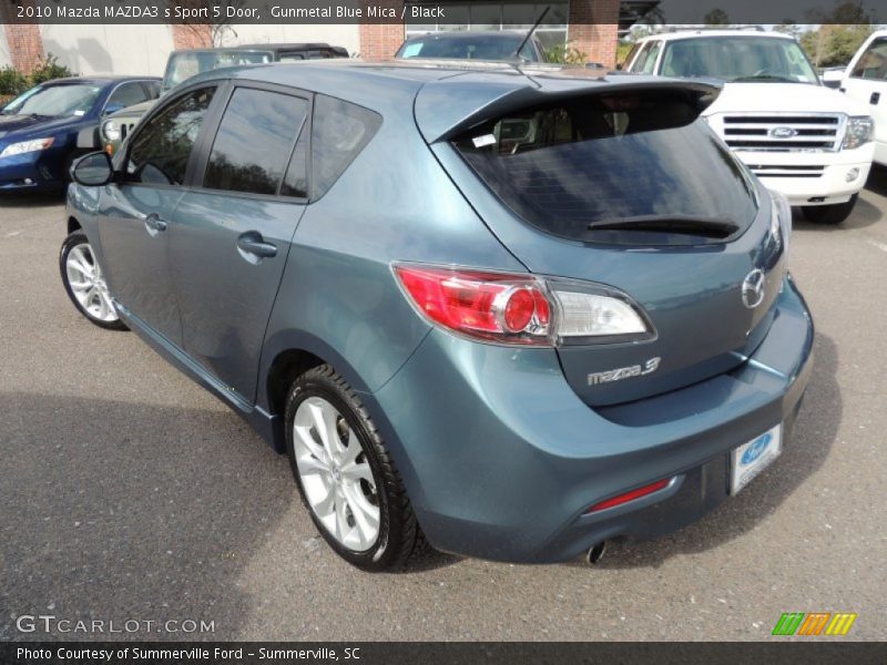 Gunmetal Blue Mica / Black 2010 Mazda MAZDA3 s Sport 5 Door