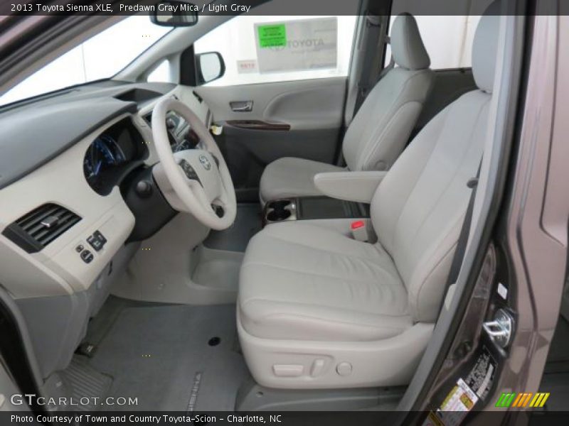  2013 Sienna XLE Light Gray Interior