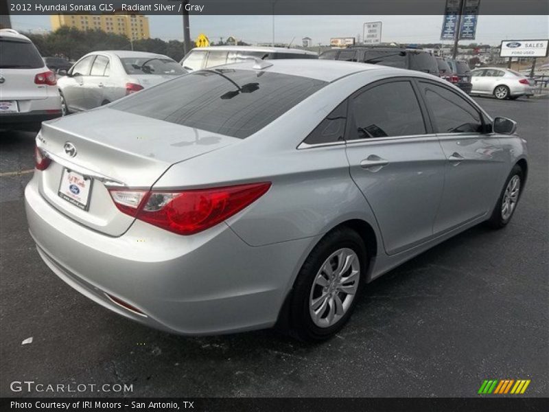 Radiant Silver / Gray 2012 Hyundai Sonata GLS