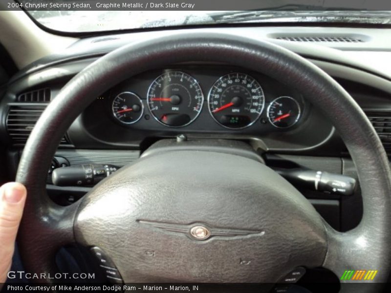 Graphite Metallic / Dark Slate Gray 2004 Chrysler Sebring Sedan