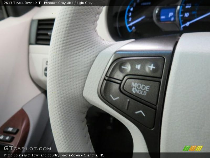 Predawn Gray Mica / Light Gray 2013 Toyota Sienna XLE