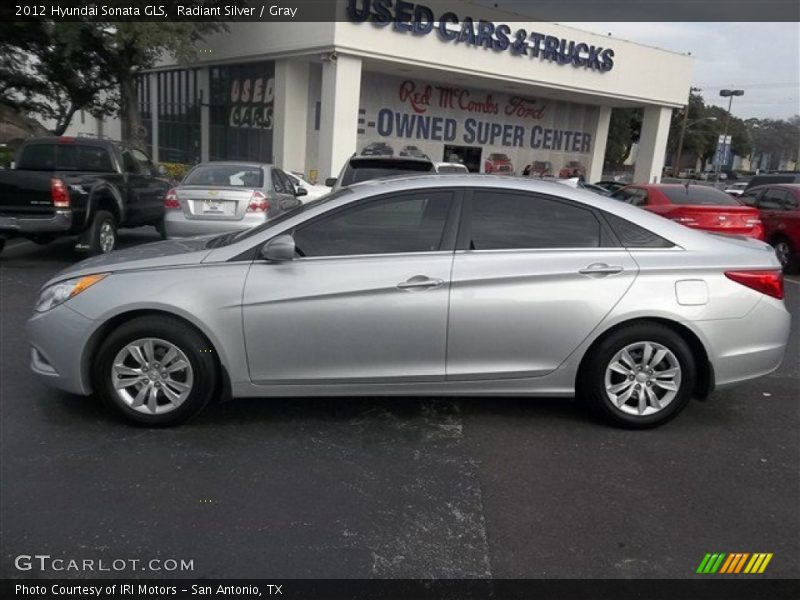 Radiant Silver / Gray 2012 Hyundai Sonata GLS