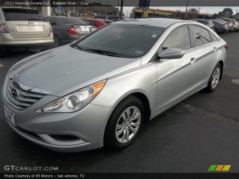 Radiant Silver / Gray 2012 Hyundai Sonata GLS