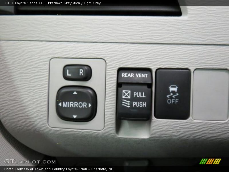 Predawn Gray Mica / Light Gray 2013 Toyota Sienna XLE