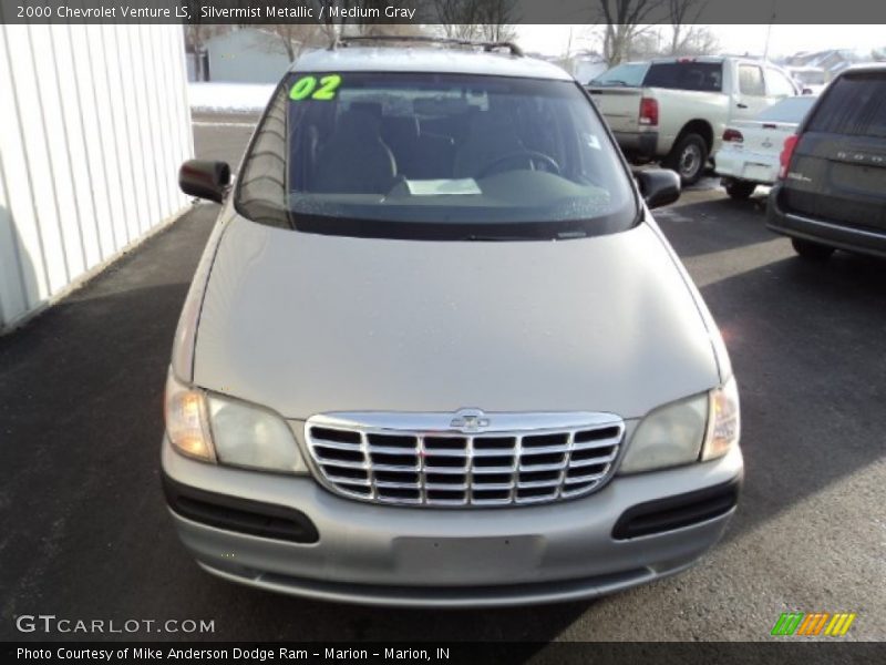 Silvermist Metallic / Medium Gray 2000 Chevrolet Venture LS