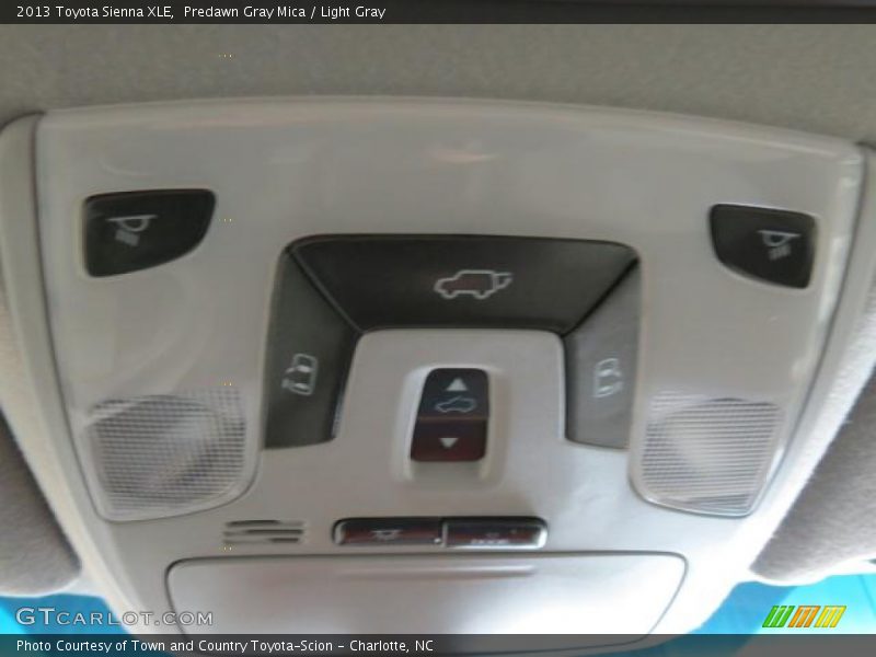 Predawn Gray Mica / Light Gray 2013 Toyota Sienna XLE