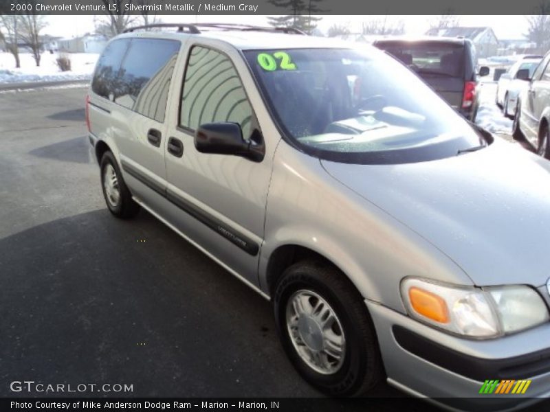 Silvermist Metallic / Medium Gray 2000 Chevrolet Venture LS