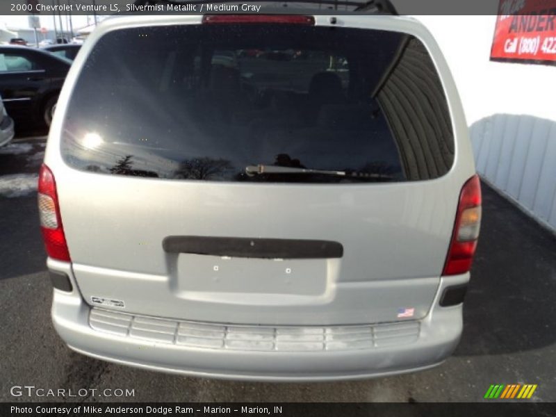 Silvermist Metallic / Medium Gray 2000 Chevrolet Venture LS