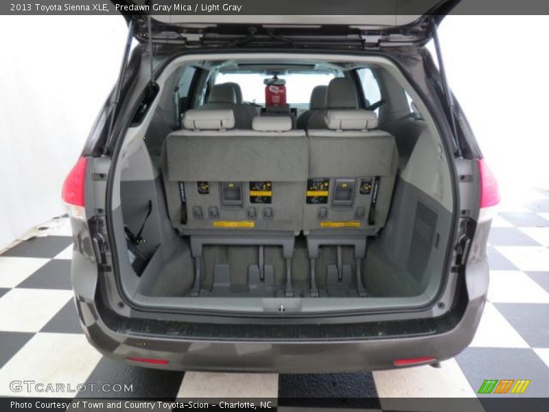 Predawn Gray Mica / Light Gray 2013 Toyota Sienna XLE