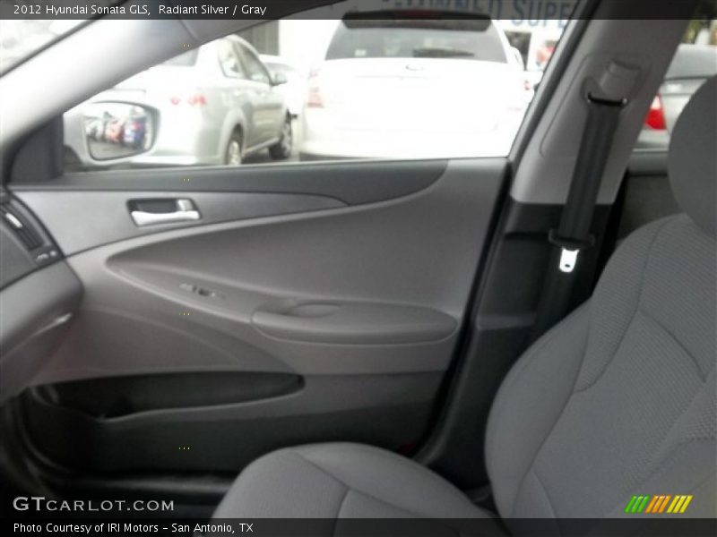 Radiant Silver / Gray 2012 Hyundai Sonata GLS