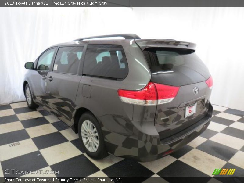 Predawn Gray Mica / Light Gray 2013 Toyota Sienna XLE
