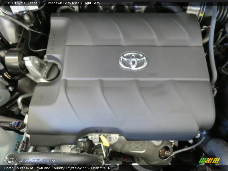 Predawn Gray Mica / Light Gray 2013 Toyota Sienna XLE