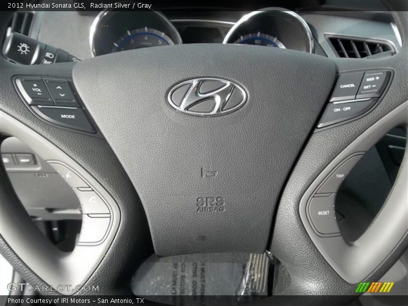 Radiant Silver / Gray 2012 Hyundai Sonata GLS