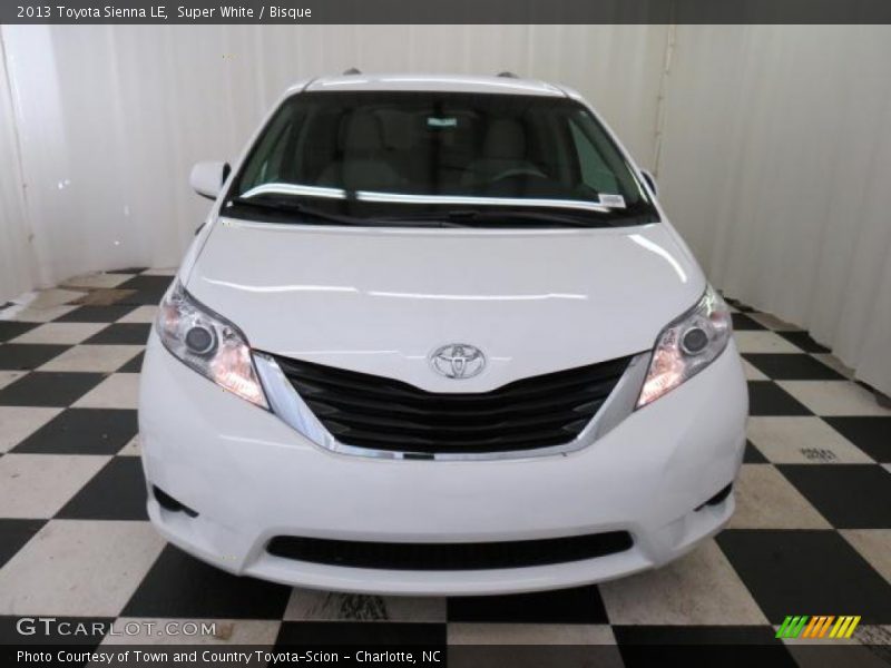 Super White / Bisque 2013 Toyota Sienna LE