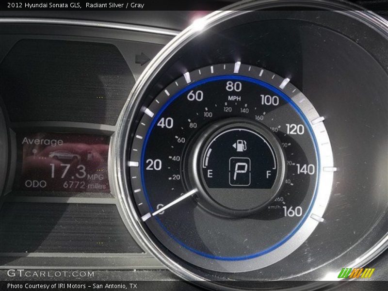 Radiant Silver / Gray 2012 Hyundai Sonata GLS