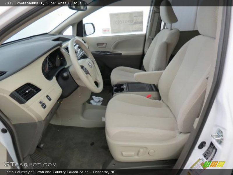 Super White / Bisque 2013 Toyota Sienna LE