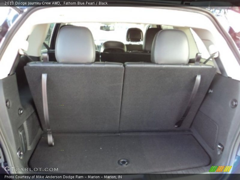 Fathom Blue Pearl / Black 2013 Dodge Journey Crew AWD