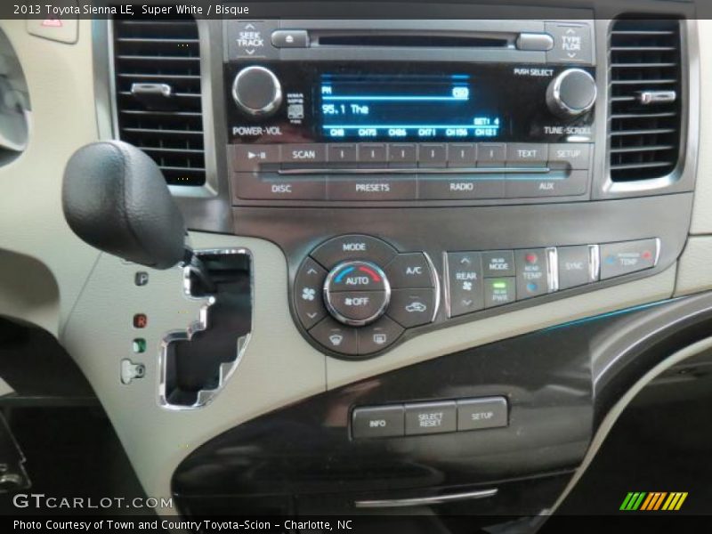 Super White / Bisque 2013 Toyota Sienna LE