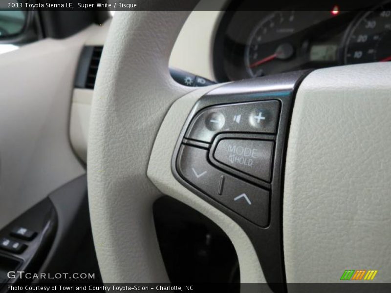 Super White / Bisque 2013 Toyota Sienna LE