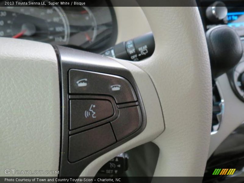 Super White / Bisque 2013 Toyota Sienna LE