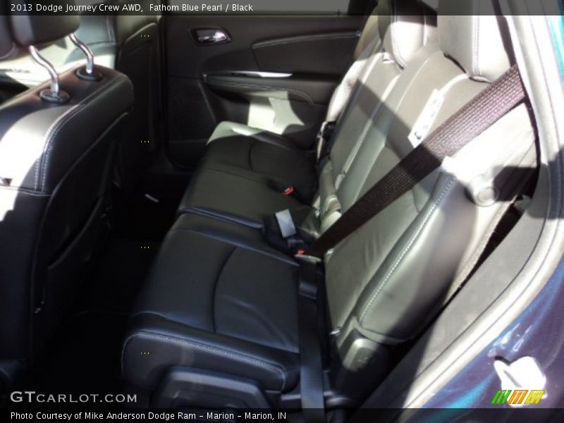 Fathom Blue Pearl / Black 2013 Dodge Journey Crew AWD