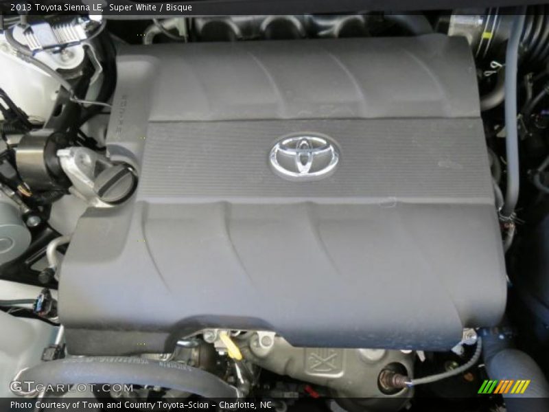 Super White / Bisque 2013 Toyota Sienna LE