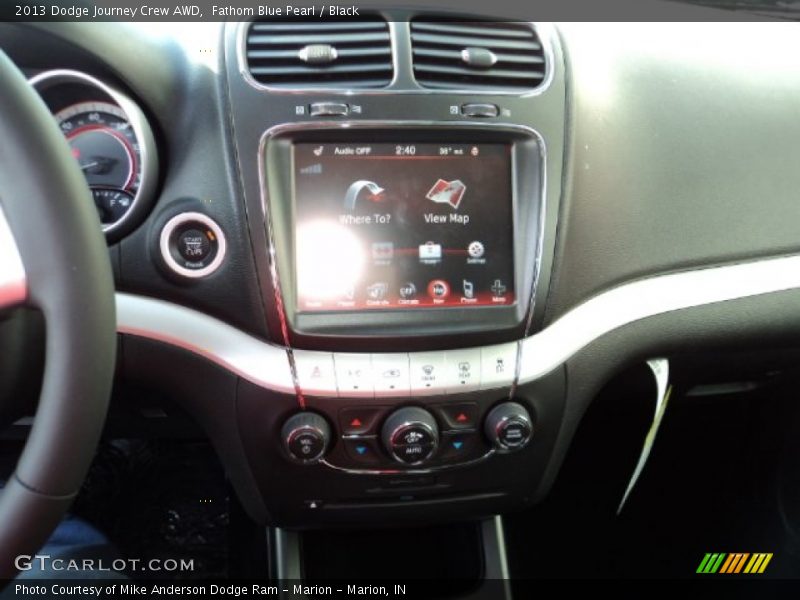 Fathom Blue Pearl / Black 2013 Dodge Journey Crew AWD
