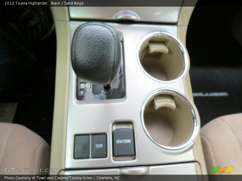 Black / Sand Beige 2013 Toyota Highlander
