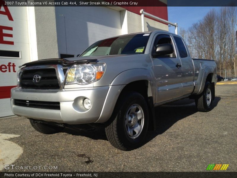 Silver Streak Mica / Graphite Gray 2007 Toyota Tacoma V6 Access Cab 4x4