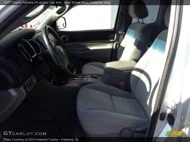 Silver Streak Mica / Graphite Gray 2007 Toyota Tacoma V6 Access Cab 4x4
