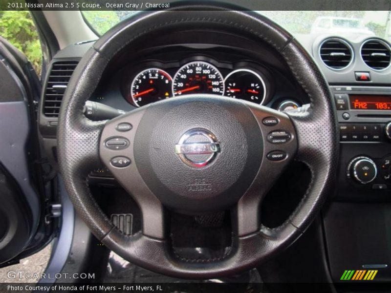 Ocean Gray / Charcoal 2011 Nissan Altima 2.5 S Coupe