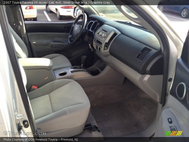 Silver Streak Mica / Graphite Gray 2007 Toyota Tacoma V6 Access Cab 4x4