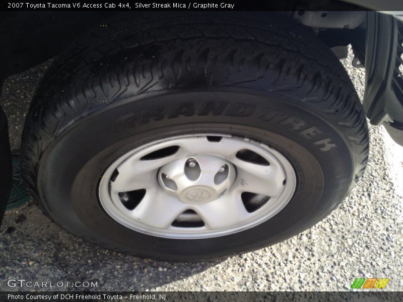 Silver Streak Mica / Graphite Gray 2007 Toyota Tacoma V6 Access Cab 4x4