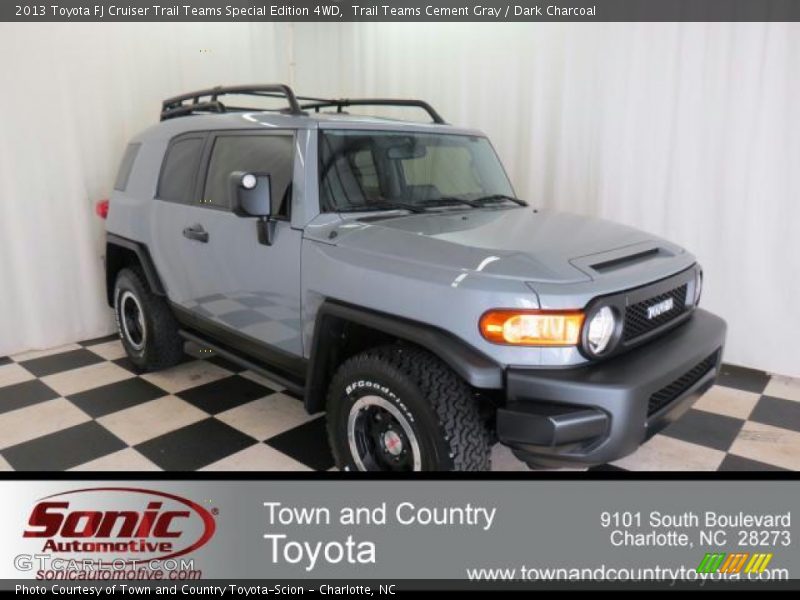 Trail Teams Cement Gray / Dark Charcoal 2013 Toyota FJ Cruiser Trail Teams Special Edition 4WD